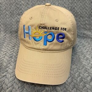 UNBRANDED Hat Challenge for Hope Unisex OS Tan Arkansas Crisis Center Cap
